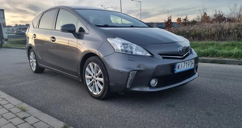 samochody osobowe Toyota Prius+ cena 53000 przebieg: 470000, rok produkcji 2012 z Warszawa